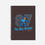 The Blue Bomber-none dot grid notebook-Logozaste