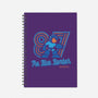 The Blue Bomber-none dot grid notebook-Logozaste