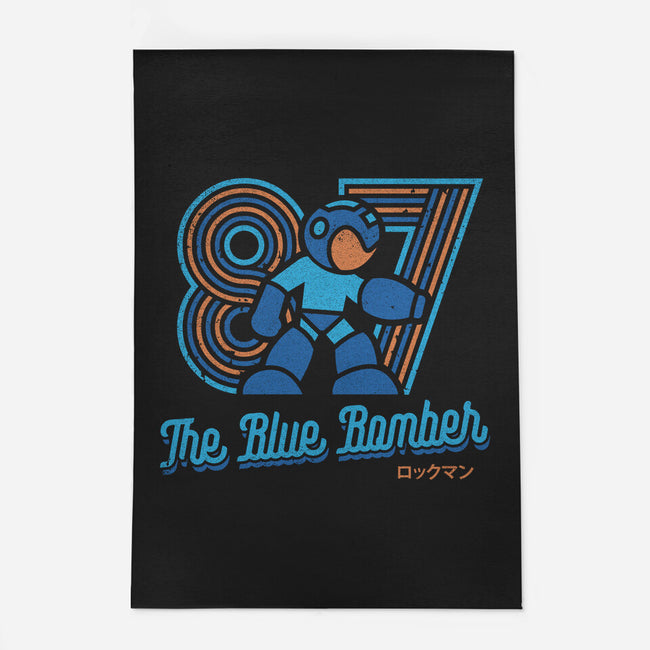 The Blue Bomber-none indoor rug-Logozaste