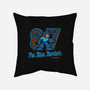 The Blue Bomber-none removable cover throw pillow-Logozaste