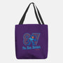 The Blue Bomber-none basic tote-Logozaste