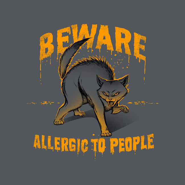 Beware! Allergic To People-none matte poster-tobefonseca