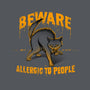 Beware! Allergic To People-none adjustable tote-tobefonseca