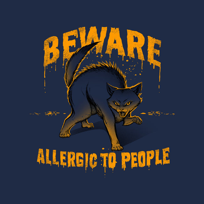 Beware! Allergic To People-none dot grid notebook-tobefonseca