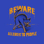 Beware! Allergic To People-none fleece blanket-tobefonseca