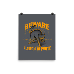 Beware! Allergic To People