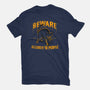 Beware! Allergic To People-womens fitted tee-tobefonseca