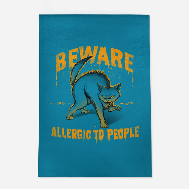 Beware! Allergic To People-none indoor rug-tobefonseca