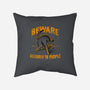 Beware! Allergic To People-none removable cover w insert throw pillow-tobefonseca