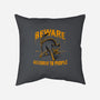 Beware! Allergic To People-none removable cover throw pillow-tobefonseca