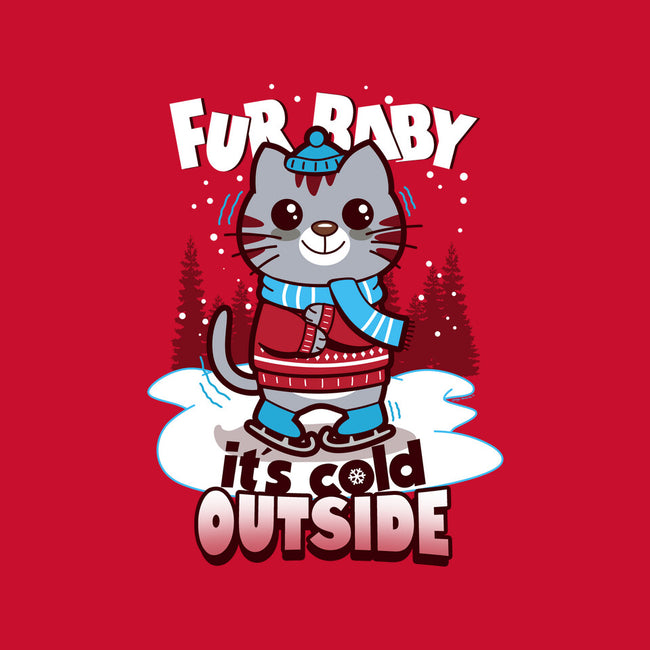 Fur Baby It's Cold Outside-cat basic pet tank-Boggs Nicolas