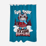 Fur Baby It's Cold Outside-none polyester shower curtain-Boggs Nicolas