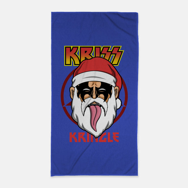Kriss Kringle-none beach towel-Boggs Nicolas