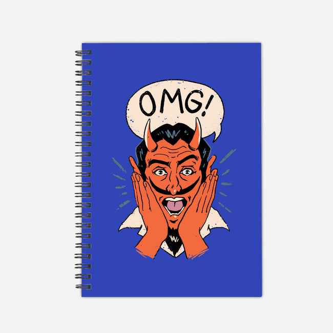 OMG Satan!-none dot grid notebook-vp021
