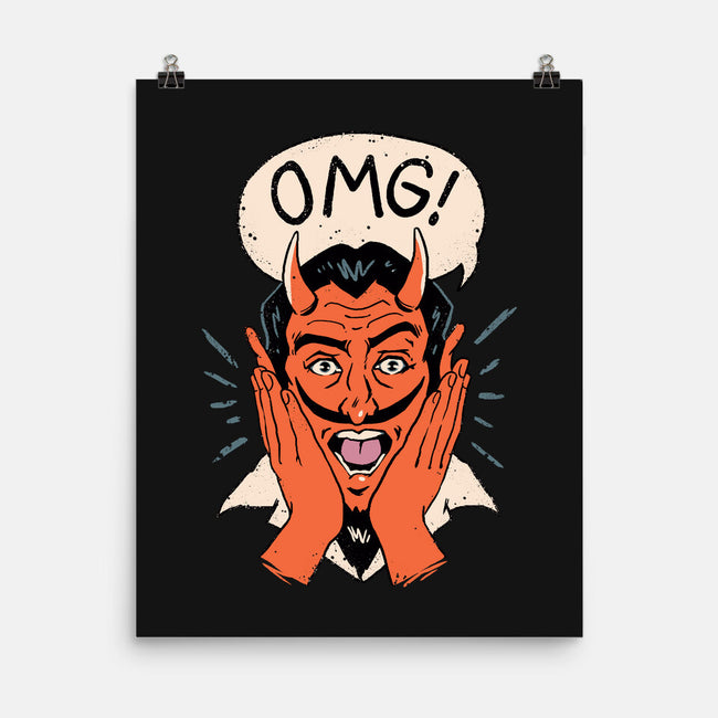 OMG Satan!-none matte poster-vp021