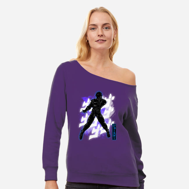 Cosmic Joseph-womens off shoulder sweatshirt-fanfreak1