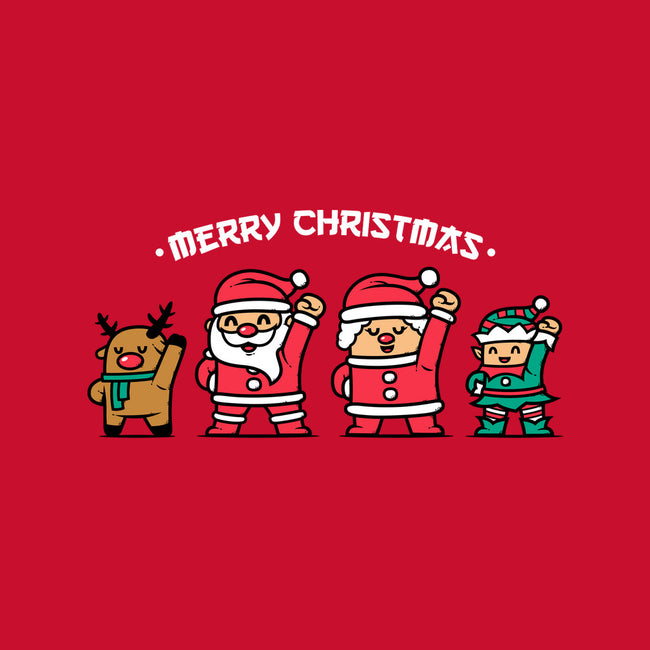 Merry Christmas Family-womens basic tee-krisren28