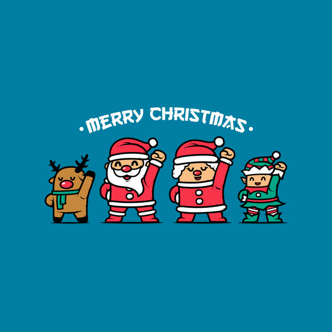 Merry Christmas Family-womens basic tee-krisren28