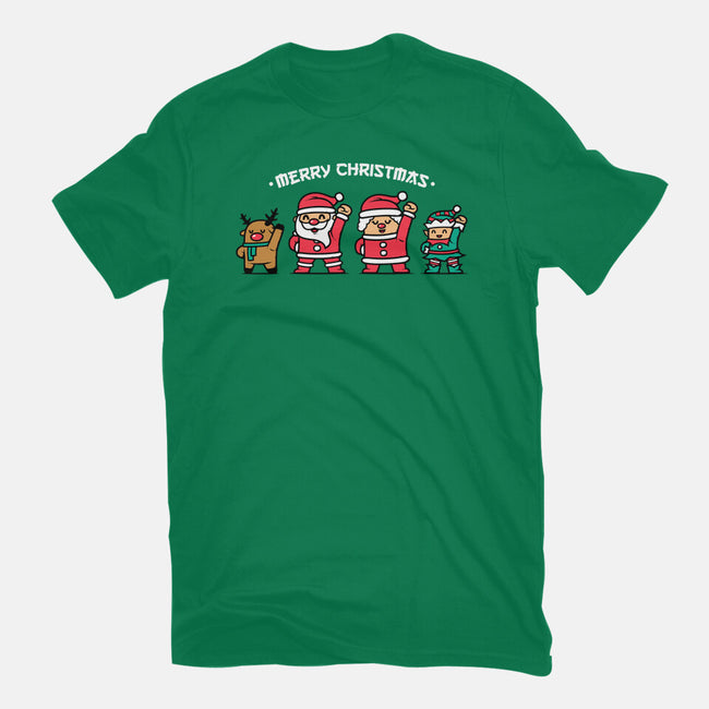 Merry Christmas Family-womens fitted tee-krisren28