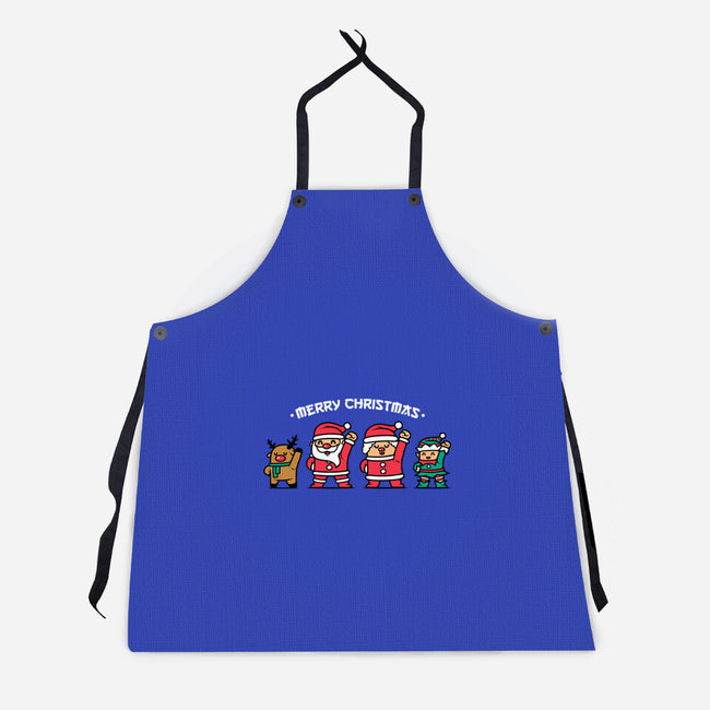 Merry Christmas Family-unisex kitchen apron-krisren28