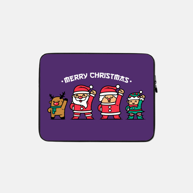 Merry Christmas Family-none zippered laptop sleeve-krisren28