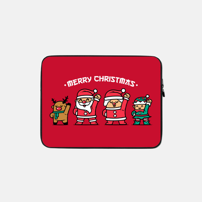 Merry Christmas Family-none zippered laptop sleeve-krisren28
