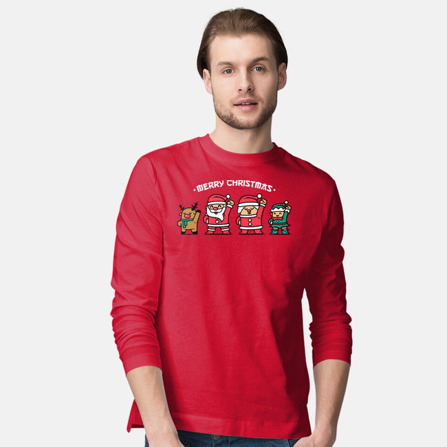 Merry Christmas Family-mens long sleeved tee-krisren28