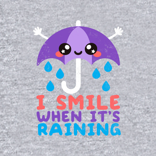 I Smile When It's Raining-womens racerback tank-NemiMakeit