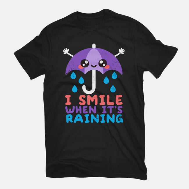 I Smile When It's Raining-youth basic tee-NemiMakeit
