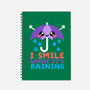 I Smile When It's Raining-none dot grid notebook-NemiMakeit