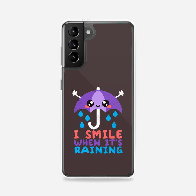 I Smile When It's Raining-samsung snap phone case-NemiMakeit