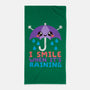 I Smile When It's Raining-none beach towel-NemiMakeit