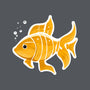 Be A Goldfish-womens v-neck tee-pahblowe