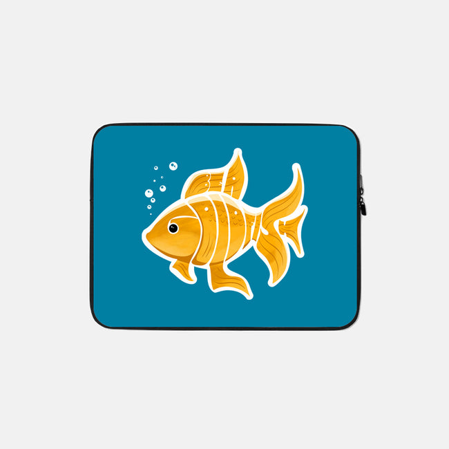 Be A Goldfish-none zippered laptop sleeve-pahblowe