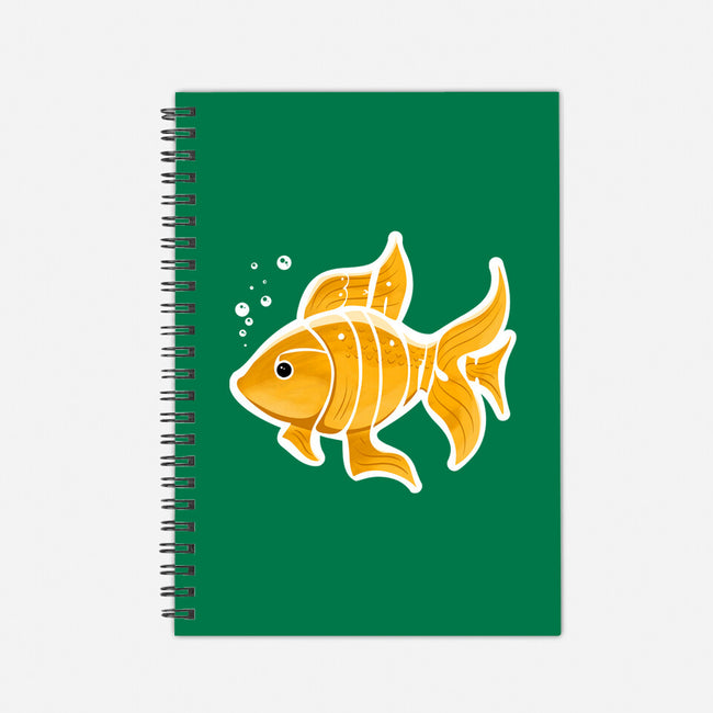 Be A Goldfish-none dot grid notebook-pahblowe