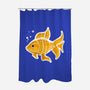 Be A Goldfish-none polyester shower curtain-pahblowe