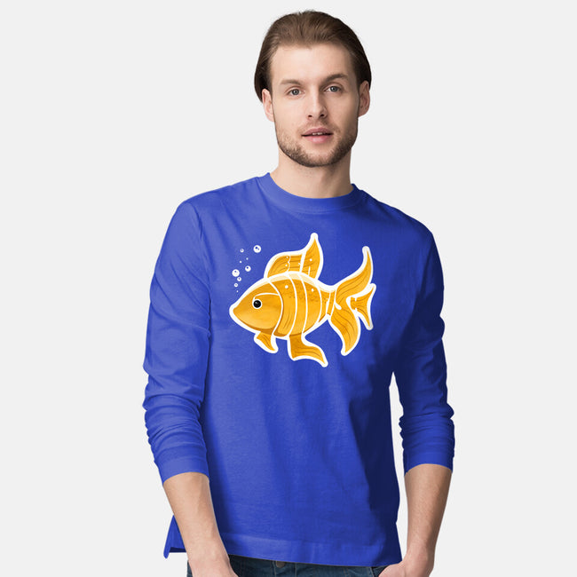 Be A Goldfish-mens long sleeved tee-pahblowe