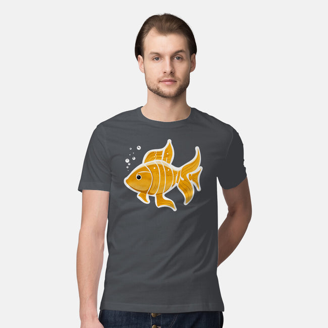 Be A Goldfish-mens premium tee-pahblowe