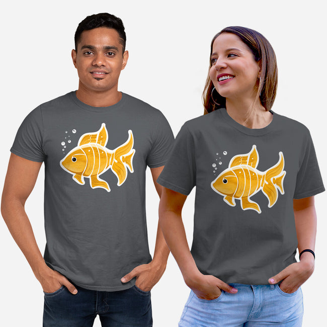 Be A Goldfish-unisex basic tee-pahblowe