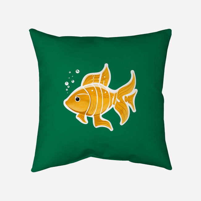 Be A Goldfish-none removable cover w insert throw pillow-pahblowe