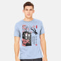 Tardis Sumi-E-mens heavyweight tee-DrMonekers
