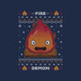 Fire Demon Christmas-unisex crew neck sweatshirt-Alundrart