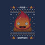 Fire Demon Christmas-none adjustable tote-Alundrart