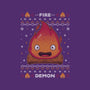 Fire Demon Christmas-unisex crew neck sweatshirt-Alundrart