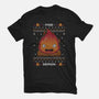 Fire Demon Christmas-mens heavyweight tee-Alundrart