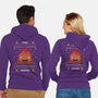 Fire Demon Christmas-unisex zip-up sweatshirt-Alundrart