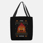 Fire Demon Christmas-none basic tote-Alundrart