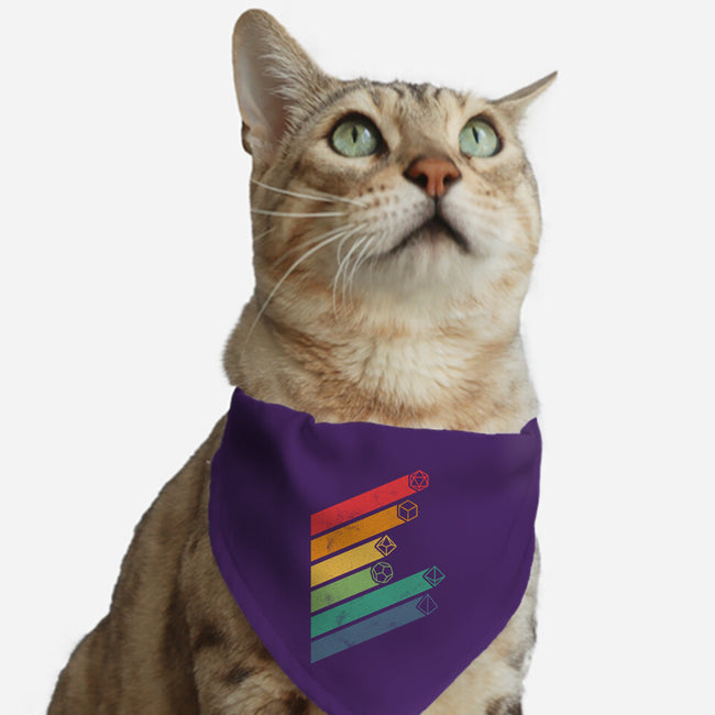 Dice Stripes-cat adjustable pet collar-ShirtGoblin