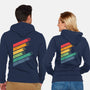 Dice Stripes-unisex zip-up sweatshirt-ShirtGoblin