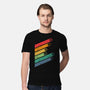 Dice Stripes-mens premium tee-ShirtGoblin